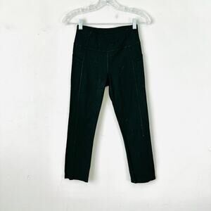 Kyodan Women's Mid Rise Black Pocket Leggings Activewear Size Small